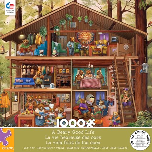 Ceaco - Chris Bigelow - A Beary Good Life - 1000 Teile Puzzle Ceaco - Chris Bigelow - A Beary Good Life - 1000 Teile Puzzle von Ceaco