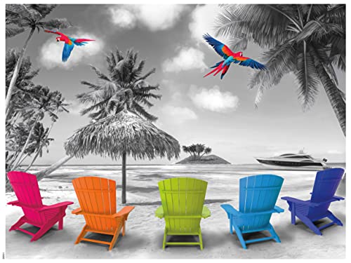 Ceaco - Color Splash - Strandkörbe - 750-teiliges Puzzle von Ceaco