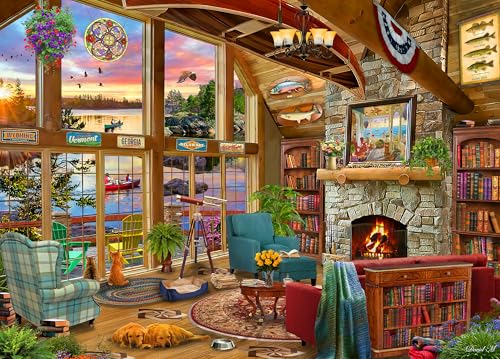 Ceaco - David Maclean - Sunset Lodge - Puzzle mit 1000 Teilen von Ceaco