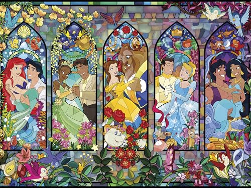 Ceaco Disney - Princess Castle Royal Windows - Puzzle mit 1500 Teilen von Ceaco