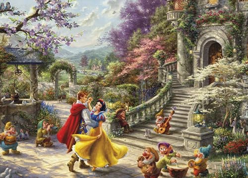 Ceaco - Disney - Thomas Kinkade - Schneewittchen tanzt im Sonnenlicht - 1000 Teile Puzzle von Ceaco