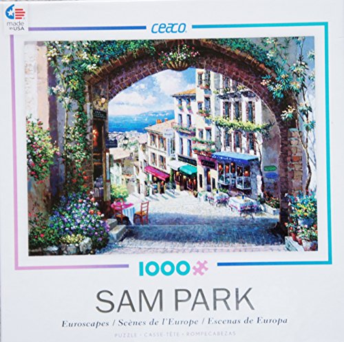 Ceaco Euroscapes Puzzle Cote d'Azur Riviera, 1000 Teile, hergestellt in den USA von Ceaco