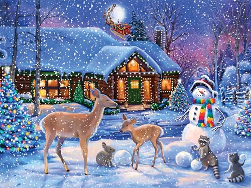 Ceaco - Glow in The Dark - Holiday Wonderland - 750 Teile Puzzle von Ceaco