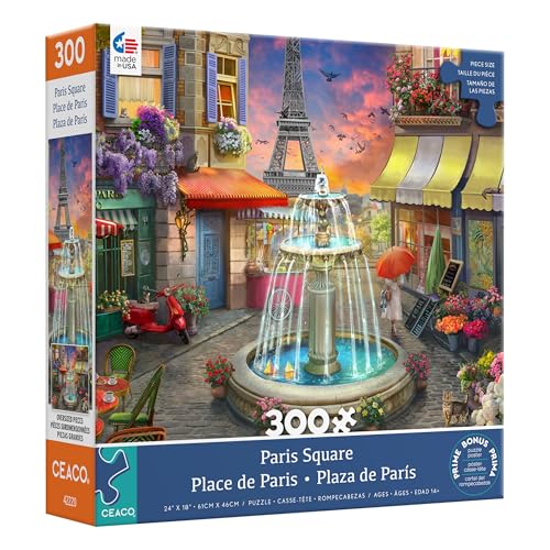 Ceaco - Großes Puzzleteil - Pariser Platz - Entspannende und lustige Aktivität für Erwachsene Ceaco - Großes Puzzleteil - Pariser Platz - Entspannende und lustige Aktivität für Erwachsene von Ceaco