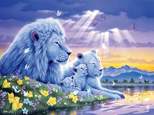 Ceaco - Kentaro - Lion's Happiest Moments - 750 Teile Puzzle von Ceaco