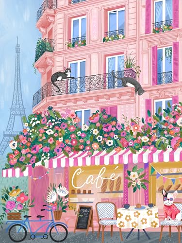 Ceaco - Paris Café - 300 übergroße Teile Puzzle von Ceaco