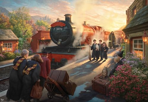 Ceaco - Silver Select - Harry Potter - Thomas Kinkade - 2000 Teile Puzzle für Erwachsene, herausforderndes Puzzle, perfekt für Spieleabende von Ceaco