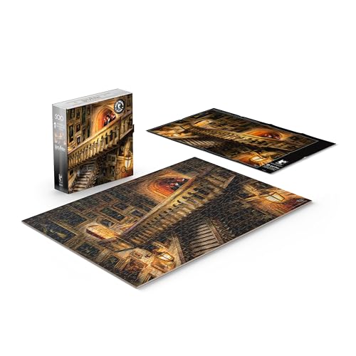 Ceaco - Silver Select - Thomas Kinkade Harry Potter - Grand Staircase - 500 Teile Puzzle für Erwachsene - Herausforderndes Puzzle perfekt für Spieleabende von Ceaco