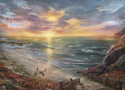 Ceaco - Thomas Kinkade – Beachside Gathering – 1000-teiliges Puzzle von Ceaco