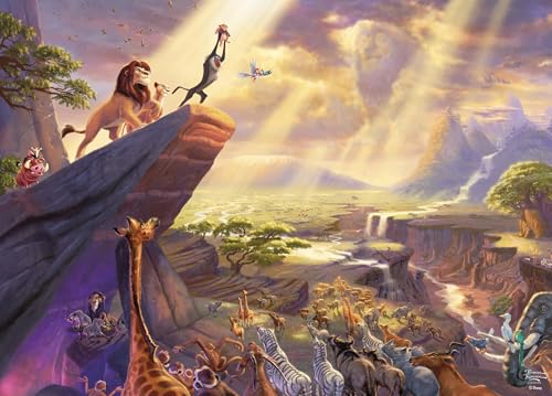Ceaco - Thomas Kinkade - Disney - Der König der Löwen - Puzzle mit 1000 Teilen Ceaco - Thomas Kinkade - Disney - Der König der Löwen - Puzzle mit 1000 Teilen von Ceaco