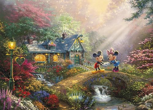Ceaco - Thomas Kinkade - Disney - Mickey & Minnie Sweetheart Bridge - 1000 Teile Puzzle Ceaco - Thomas Kinkade - Disney - Mickey & Minnie Sweetheart Bridge - 1000 Teile Puzzle von Ceaco