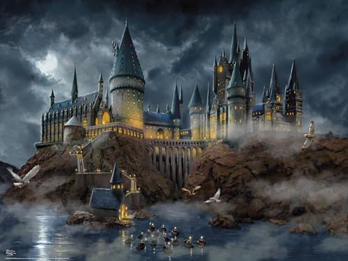 Ceaco - Thomas Kinkade - Harry Potter - Schloss Hogwarts - Puzzle mit 1500 Teilen von Ceaco