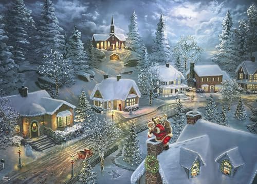 Ceaco - Thomas Kinkade - Holiday - Santa's Silent Night - 1000 Teile Puzzle von Ceaco