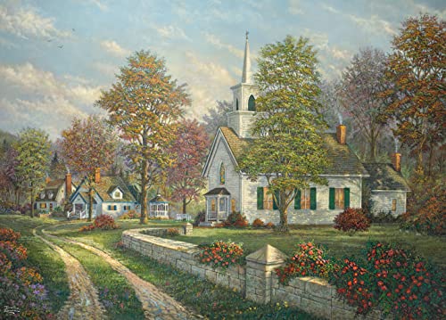 Ceaco - Thomas Kinkade - Serenity Chapel - 1000 Teile Puzzle von Ceaco