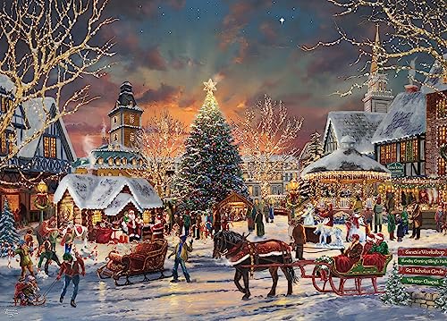 Ceaco Thomas Kinkade – Urlaub – Weihnachtsfest – Puzzle mit 1000 Teilen von Ceaco