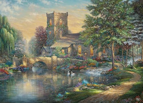 Ceaco - Thomas Kinkade - Weidenholzkapelle - 1000 Teile Puzzle Ceaco - Thomas Kinkade - Weidenholzkapelle - 1000 Teile Puzzle von Ceaco