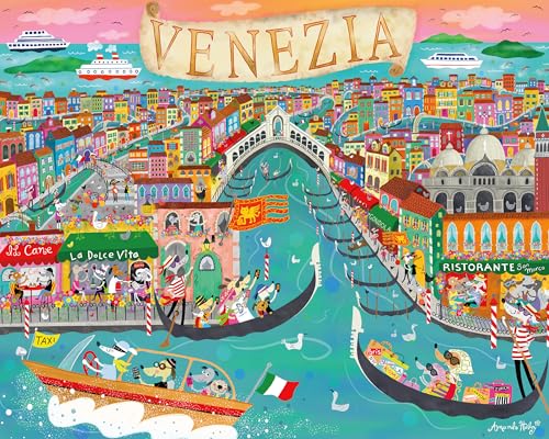 Ceaco - Venedig Hunde – 1000 größeres Puzzle von Ceaco