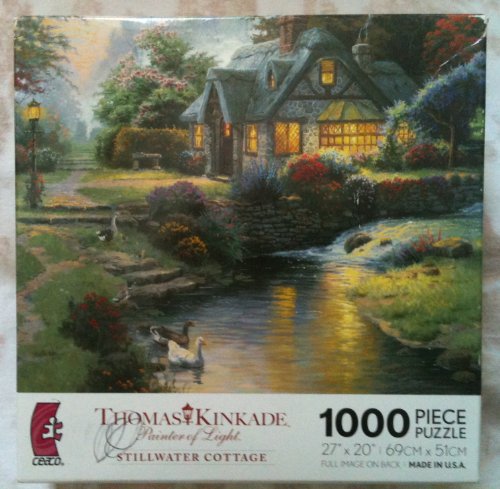 Thomas Kinkade Painter of Light Stillwater Cottage Puzzle 1000 Teile von Ceaco