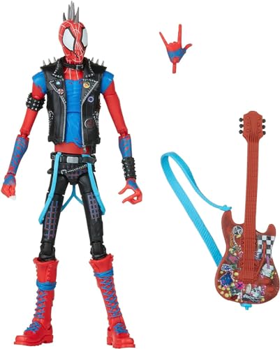 Hasbro Spider-Man: Across the Spider-Bath Marvel Legends 15,2 cm Actionfigur Spider Punk Hobby Brown 2023 Legends MCU Movie Anime Marvel Legend Spider-Verse [Parallel import goods] von Cedar's