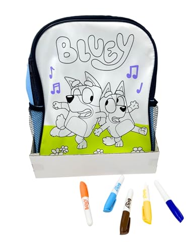 Cefa Toys 21912 Mimochic Bluey Rucksack zum Ausmalen, bunt von Cefa Toys