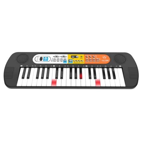 Cefa Toys Beleuchtete Tastatur, 37 Tasten, 22 Lernlieder, 7 Rhythmen, 8 Töne, 3 Soundpads, Lautsprecher und Mikrofon. Cefa Toys Beleuchtete Tastatur, 37 Tasten, 22 Lernlieder, 7 Rhythmen, 8 Töne, 3 Soundpads, Lautsprecher und Mikrofon. von Cefa Toys