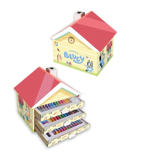 Cefa Toys - Creative Activity House Bluey, 40-teilig, geeignet für Kinder ab 3 Jahren von Cefa Toys