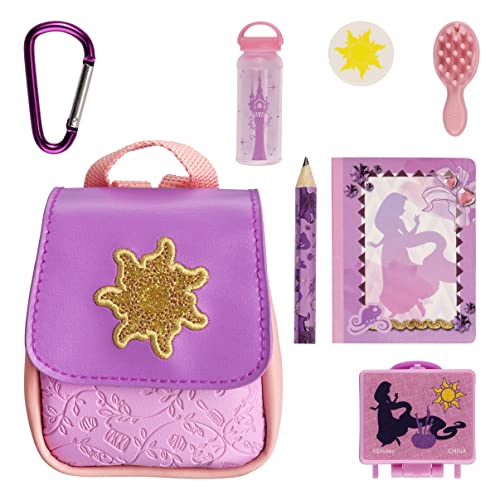 Cefa Toys Real Littles Mini-Sammelrucksack Rapunzel, mit 6 Zubehörteilen, geeignet für Kinder ab 6 Jahren, malvenfarben von Cefa Toys