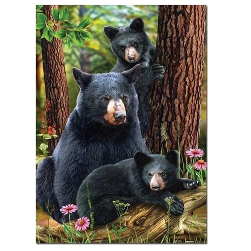 Puzzle 1200 Teile,Puzzle für Erwachsene,Schwarzbär Puzzles Lernspiel Herausforderung Spielzeug,Kunsthandwerk für Heimdekoration Unterhaltungsspiel - mit Rahmen Puzzle 1200 Teile,Puzzle für Erwachsene,Schwarzbär Puzzles Lernspiel Herausforderung Spielzeug,Kunsthandwerk für Heimdekoration Unterhaltungsspiel - mit Rahmen von Cekog