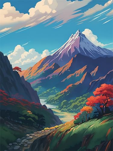 Puzzle 1200 Teile,Puzzles für Erwachsene,Berglandschaft - Puzzle für Erwachsene,Lernspiel Herausforderung Spielzeug,Kunsthandwerk für Heimdekoration Unterhaltungsspiel von Cekog