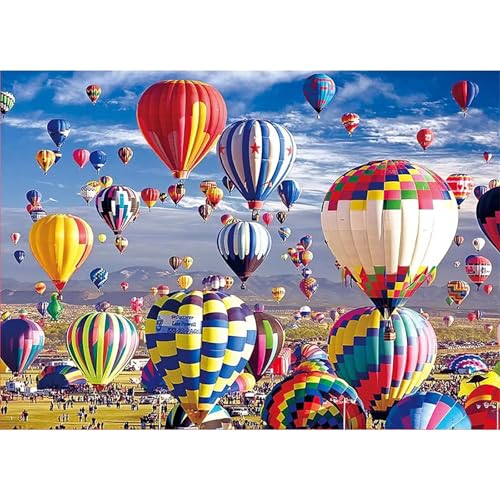 Puzzle 1200 Teile,Puzzles für Erwachsene,Heißluftballon - Puzzle für Erwachsene,Lernspiel Herausforderung Spielzeug,Kunsthandwerk für Heimdekoration Unterhaltungsspiel von Cekog