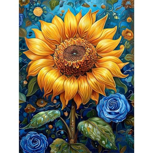 Puzzle 1200 Teile,Puzzles für Erwachsene,Sonnenblumenrosen - Puzzle für Erwachsene,Lernspiel Herausforderung Spielzeug,Kunsthandwerk für Heimdekoration Unterhaltungsspiel von Cekog