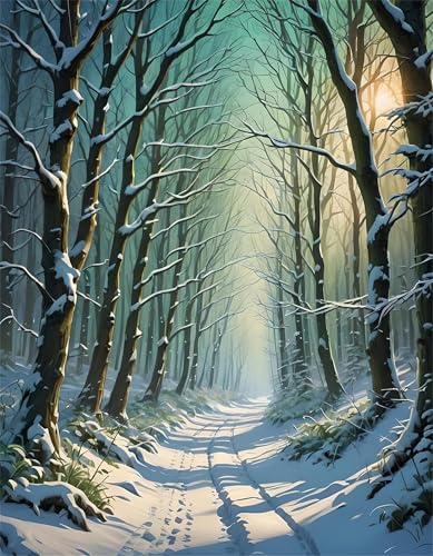 Puzzle 1200 Teile,Puzzles für Erwachsene,Winterwald - Puzzle für Erwachsene,Lernspiel Herausforderung Spielzeug,Kunsthandwerk für Heimdekoration Unterhaltungsspiel von Cekog