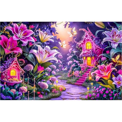 Puzzle 500 Teile,Puzzles für Erwachsene,Blumenpalast - Puzzle für Erwachsene,Lernspiel Herausforderung Spielzeug,Kunsthandwerk für Heimdekoration Unterhaltungsspiel von Cekog