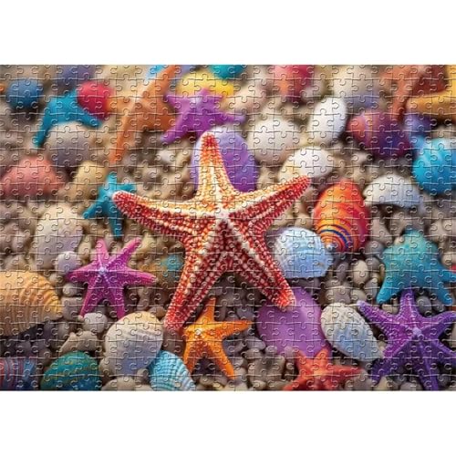 Puzzle 500 Teile,Puzzles für Erwachsene,Muscheln - Puzzle für Erwachsene,Lernspiel Herausforderung Spielzeug,Kunsthandwerk für Heimdekoration Unterhaltungsspiel von Cekog