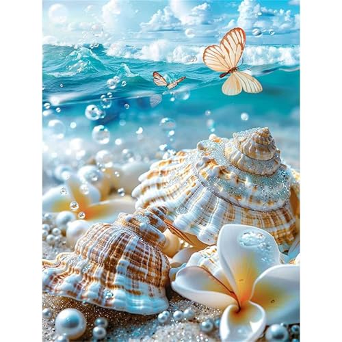 Puzzle 500 Teile,Puzzles für Erwachsene,Strandmuscheln - Puzzle für Erwachsene,Lernspiel Herausforderung Spielzeug,Kunsthandwerk für Heimdekoration Unterhaltungsspiel von Cekog