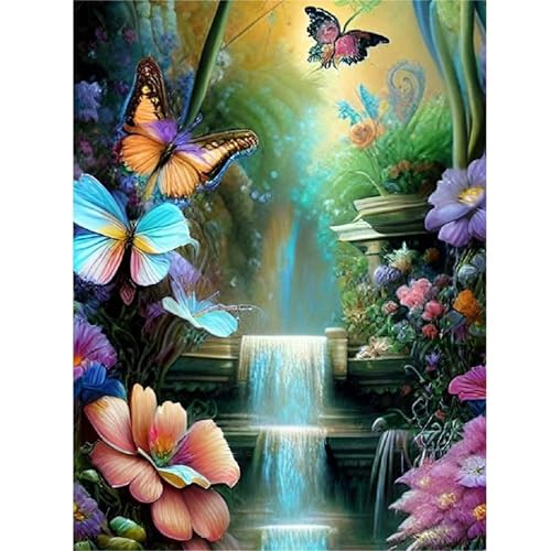 Puzzle 700 Teile,Puzzle für Erwachsene,Schmetterlingsblumenwasserfall Puzzles Lernspiel Herausforderung Spielzeug,Kunsthandwerk für Heimdekoration Unterhaltungsspiel - mit Rahmen Puzzle 700 Teile,Puzzle für Erwachsene,Schmetterlingsblumenwasserfall Puzzles Lernspiel Herausforderung Spielzeug,Kunsthandwerk für Heimdekoration Unterhaltungsspiel - mit Rahmen von Cekog