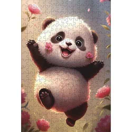 Süßer Panda - Puzzles für Erwachsene,Puzzle 300 Teile, Puzzle 40x28cm, DIY-Puzzles für Heimdekoration, Familienpuzzle für Erwachsene und Kinder von Cekog