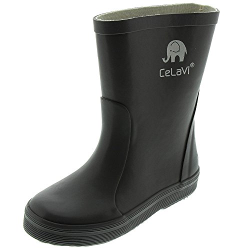 CELAVI Jungen gummistøvler Wasserdichte Gummistiefel, Grau, 21 EU von Celavi