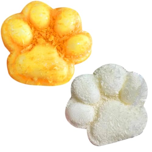 2 Stück Squishy Pfote,Katzenpfoten Squishy Realistische Design,Squishy Cat Paw für Kinder & Erwachsene,Cat Paw Squishy Deko,Katzenpfoten Quetschspielzeuge von Celiodd