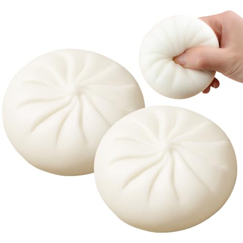 2 Stück Taba Squishy Knödel Stressbälle Sensorisches Spielzeug Knödel Stressabbau Handspielzeug Dehnbares Schreibtisch-Spielzeug Geeignet für Alle Arten von Menschen von Celiodd