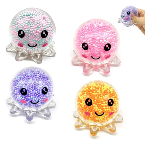 4 PCS Stressball Erwachsene,Antistressball Kinder,Anti Stress Ball Farbenfrohes Spielzeug mit Wasserperlen & Leucht-Effekt,Stressbälle Kinder Ideal für Sensorik-Training & Stressabbau Ab 3 Jahren 4 PCS Stressball Erwachsene,Antistressball Kinder,Anti Stress Ball Farbenfrohes Spielzeug mit Wasserperlen & Leucht-Effekt,Stressbälle Kinder Ideal für Sensorik-Training & Stressabbau Ab 3 Jahren von Celiodd