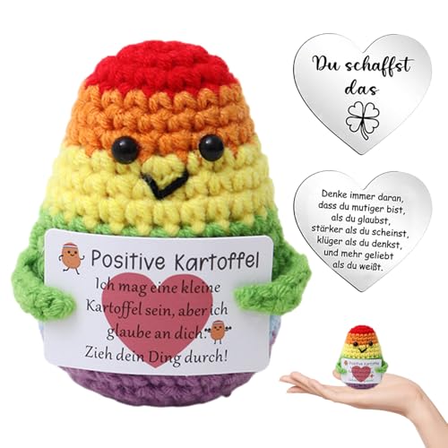 Positive Kartoffel Deutsch Positive Kartoffel Positiv Potato Glückskartoffel Kommt mit 1 Glücklichen Liebesmünze Mutgeschenk Motivationsgeschenk Positivitätsgeschenk Gute Besserung Glücksbringer von Celiodd