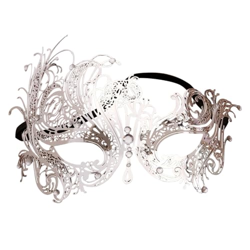 Celucke Venezianische Maske Damen Gold Maskenball Maske Frauen Diamant Maskerade Masken Goldene Maske Masquerade Maske Maske Venezianisch Schwarz Cosplay Masken Erwachsene Ball Hochzeit Karneval von Celucke