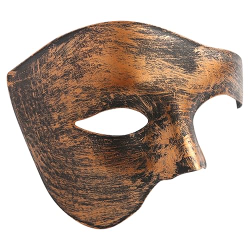 Celucke Venezianische Maske Herren Gold Maskenball Maske Damen Lustig Retro Maskerade Masken Karnevalsmaske Maske Venezianisch Schwarz Cosplay Masken Erwachsene für Halloween Karneval Party von Celucke