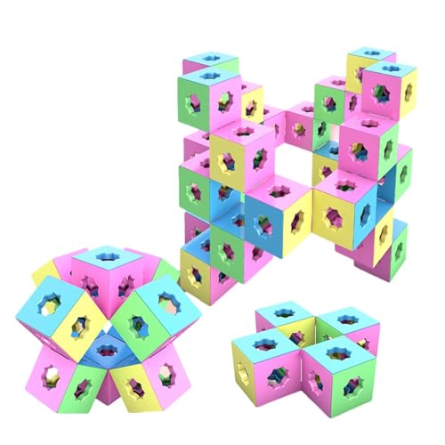 Celuicion 3D-Bausteine, geometrisches Bauspielzeug | 3D-Lernbausteine ​​,Tragbares Stapelspielzeug, Kinderziegelspielzeug für Kindergarten, Kindergarten, Zuhause von Celuicion