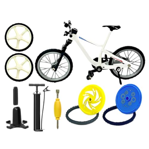 Celuicion BMX -Fingerzyklus, Leichtmetallzyklusmodell,Desktop -Dekorationshandwerk für Radsportliebhaber | Miniatur -Schreibtisch Outdoor Sportverzier für Bücherregal, Fensterbank, Bett von Celuicion