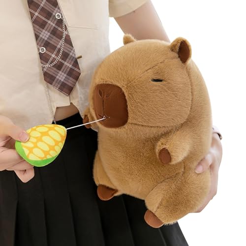 Celuicion Capybara Plush Large, Capybara Toys | Nette weiche realistische Capybara -Puppe - Lustige Tierpuppen für Schlafzimmer, Wohnzimmer, Zuhause, Sofa, Auto, Mutter, Tochter und Freundin von Celuicion