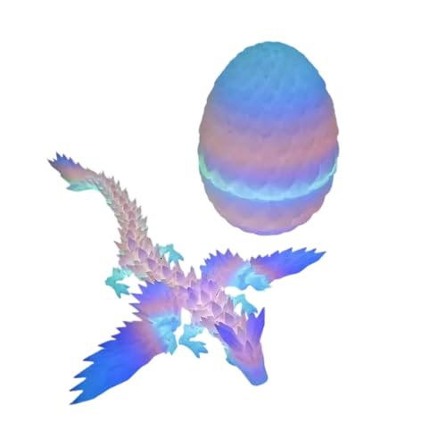 Celuicion Dragon 3D, Dragon Egg – 3D Dragon Egg, bewegliche Aktion, kreativ, Stress, Safe, Spielzeug, 360 Grad drehbar, Ostersobers für Mädchen und Jugendliche Celuicion Dragon 3D, Dragon Egg – 3D Dragon Egg, bewegliche Aktion, kreativ, Stress, Safe, Spielzeug, 360 Grad drehbar, Ostersobers für Mädchen und Jugendliche von Celuicion
