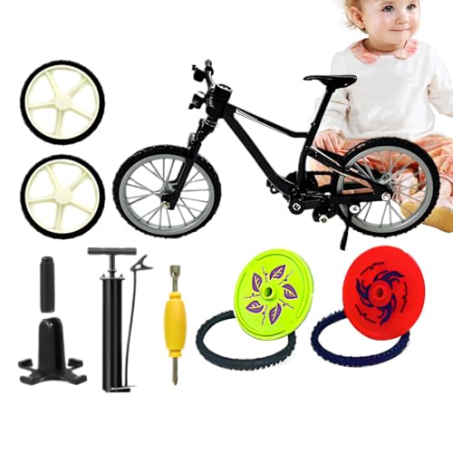 Celuicion Finger BMX Spielzeug, BMX -Fingerzyklus | Desktop -Dekorationshandwerk für Radsportliebhaber,Miniatur -Schreibtisch Outdoor Sportverzier für Bücherregal, Fensterbank, Bett von Celuicion