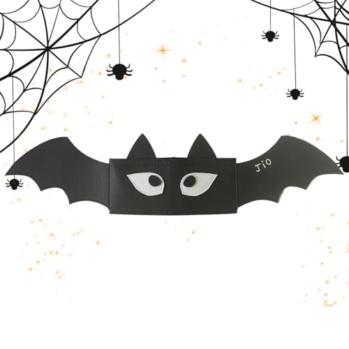 Celuicion Halloween-Fledermausflügel-Hut, schwarzes Fledermaushut-Kostüm - Flügel schwarze Fledermaus-Anziehmützen - Halloween Fancy Cosplay Filzkostüm für Fasching, Halloween, Kostümtreffen von Celuicion